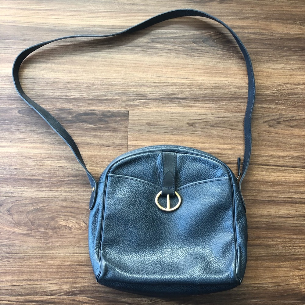 Christian Dior Vintage Leather Purse Blue